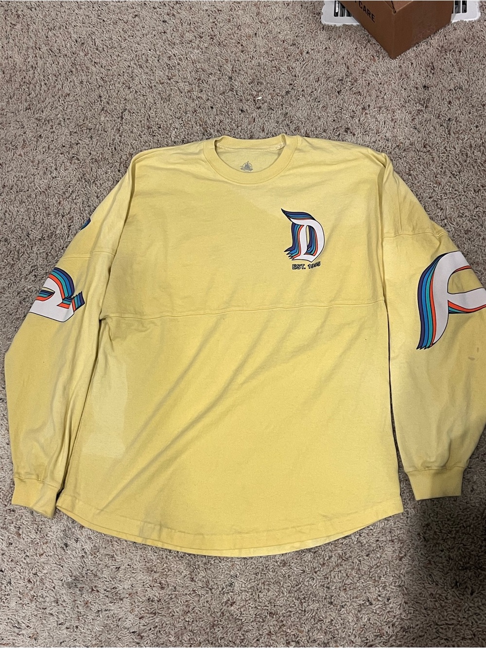 Disneyland Yellow Spirit Jersey Medium